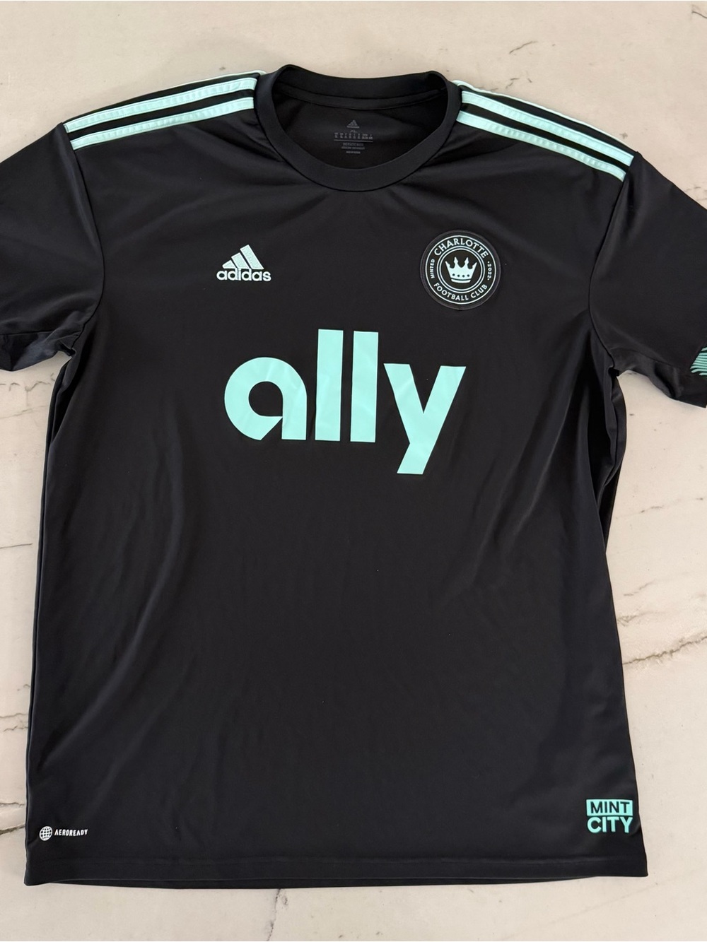 MLS Charlotte FC “Mint City” Inaugural Season Jersey Size Men's XL